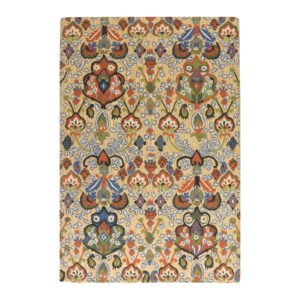 buy rugs online, floral patter rug, dense design rug, colorful rug, traditional rugs, classic rugs, living room rugs, bedroom rugs, rugs for prayer room, prayer rugs, littlelooms rugs, hand tufted rugs, handmade rugs