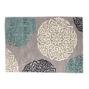 buy rugs online, buy carpets, large motif rug, colorful motifs rug, grey motif rug, loving room rugs, bedroom rugs, formal rugs, classic rugs, littlelooms rugs, hand tufted rugs, handmade rugs