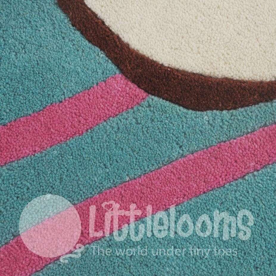 Teal rug, Girls rugs, Round rugs, Round mats, Pink rugs, Pink mats, Round rug, Girls rugs in pink, kids rugs, carpet for kids, donut rugs, rugs for girls, rugs for playing, rugs for learning.
