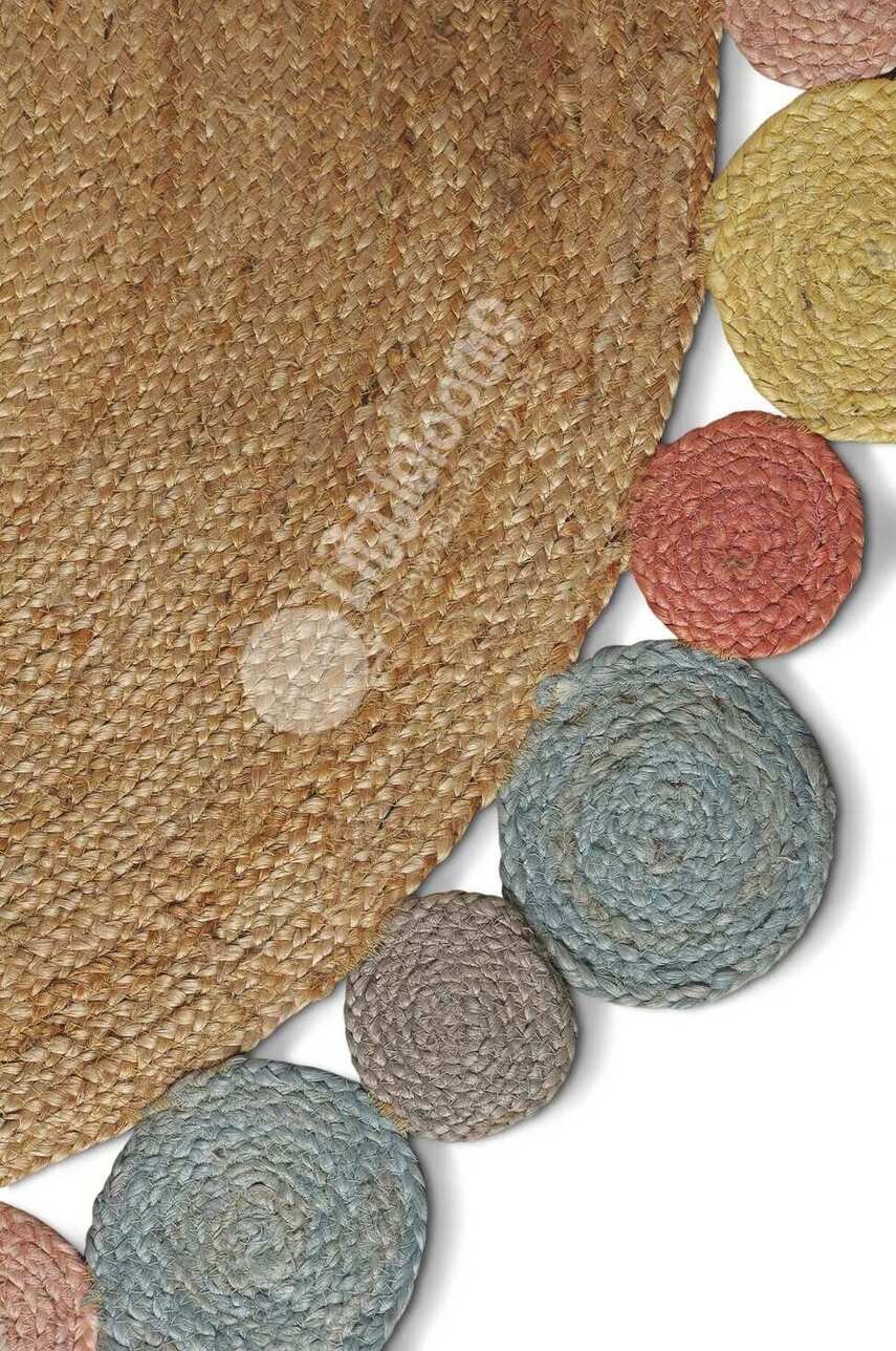 Jute rugs, Round rugs, Round jute rug, Living room rugs, Kids room rugs, Flooring ideas, Round mats, Jute carpet, Jute mat, Littlelooms, Stylish carpets, Designer carpets, Casual area rugs, Beige and white rugs, Natural rugs, Shop rugs, Online rugs