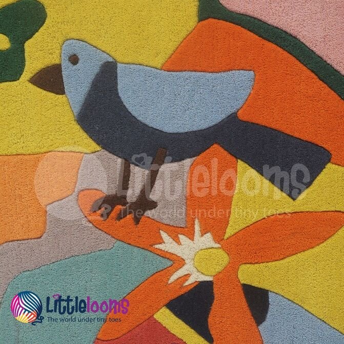 Paradise Rugs For Girls, handmade rugs, woolen rugs, rugs for kids, kids rugs, winter rugs, colourful rugs, littlelooms rugs, hand tufted rugs, handmade rugs