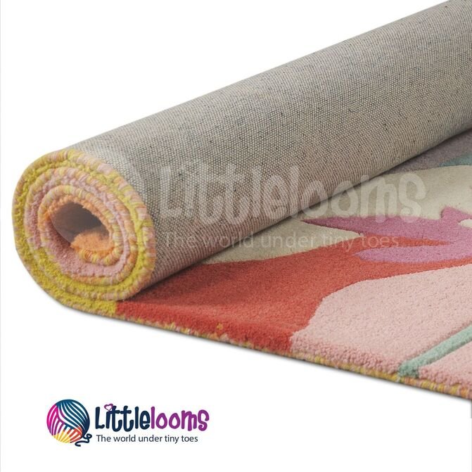 buy kids rugs online, colorful rugs for kids, kids room rugs, Paradise Rugs For Girls, handmade rugs, woolen rugs, multipurpose kids rugs, rugs for kids, kids rugs, littlelooms rugs, hand tufted rugs, handmade rugs