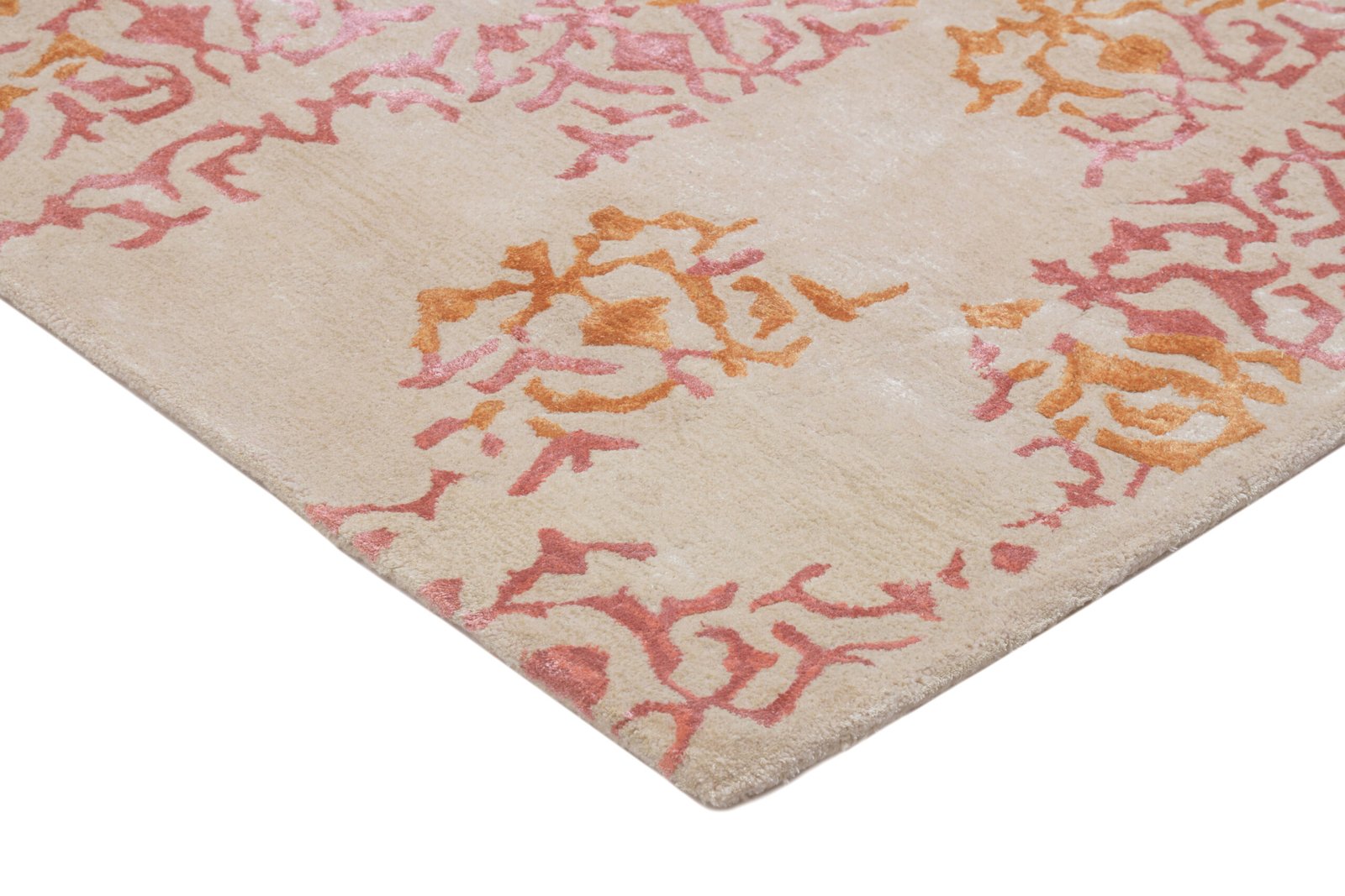 Foliage Rug (BEIGE & PINK) - Image 4