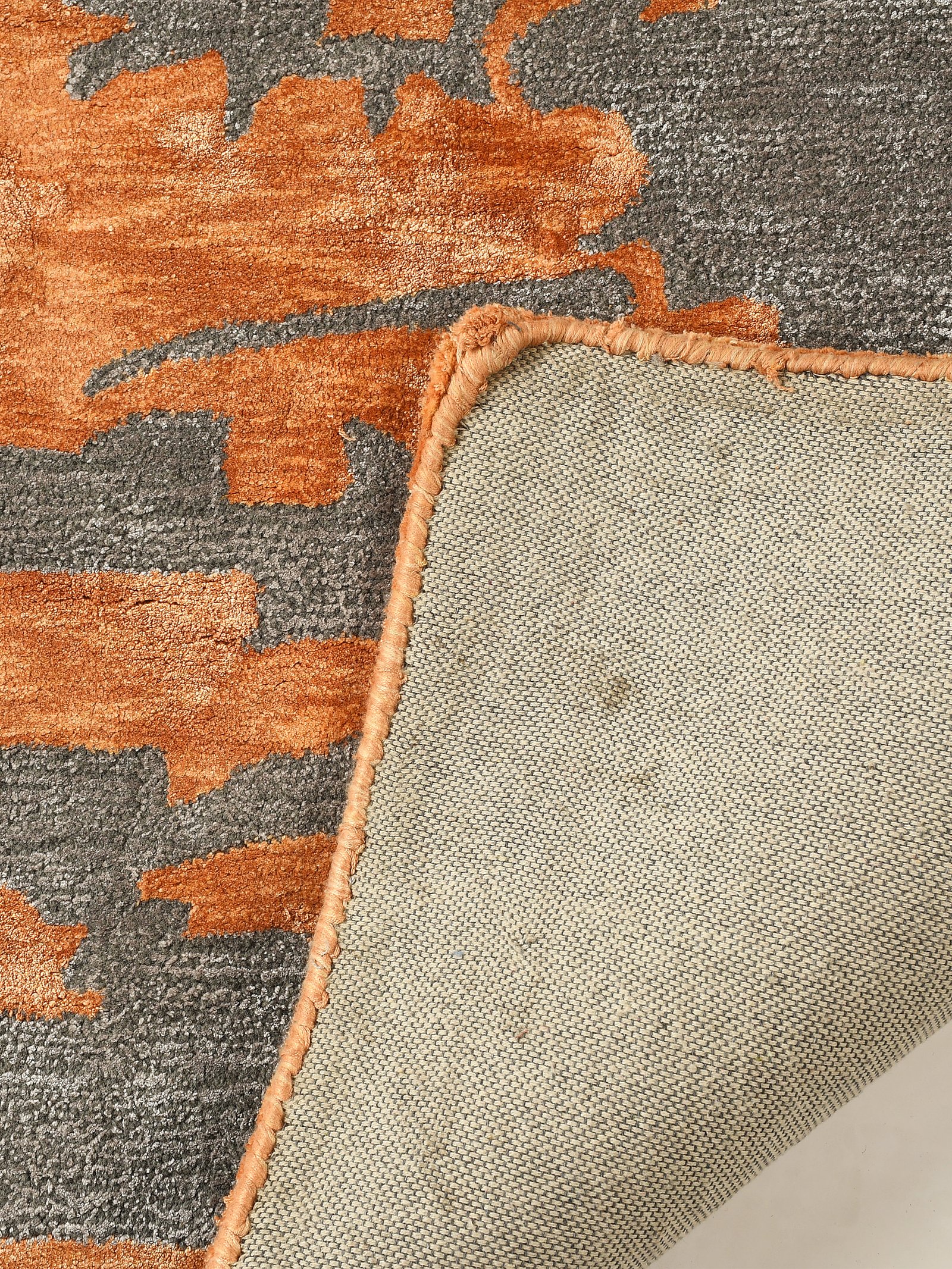 Felicity Rug (ORANGE & GREY) - Image 3