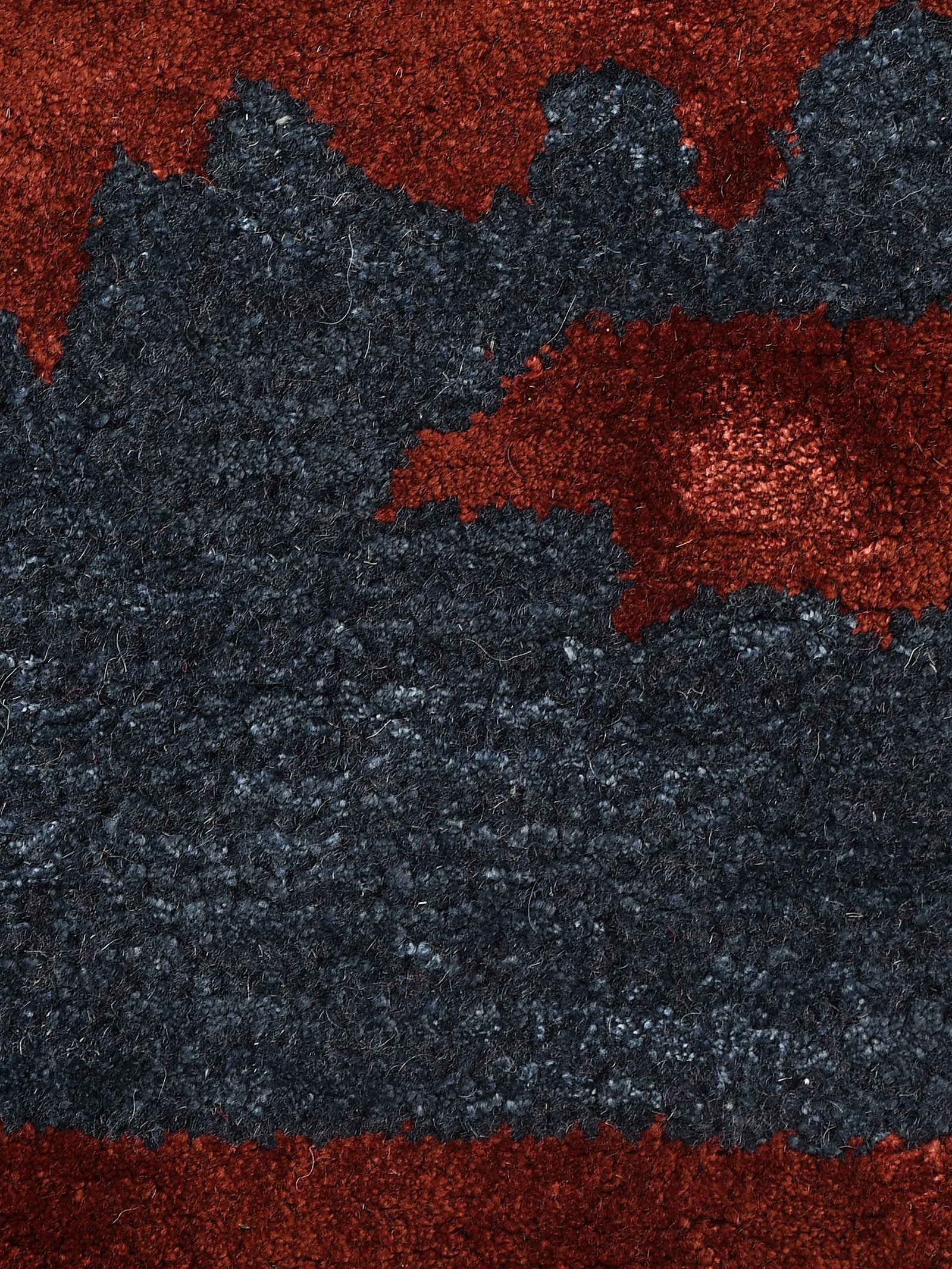 Felicity Rug (NAVY AND MAROON) - Image 3