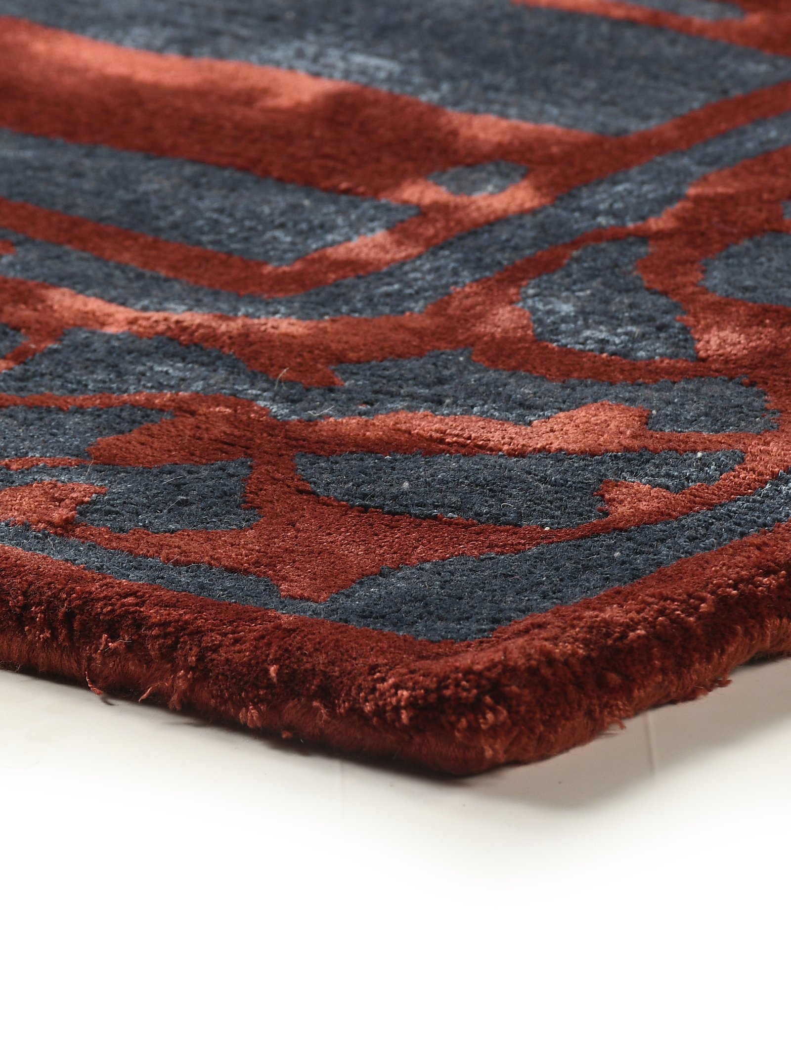 Felicity Rug (NAVY AND MAROON) - Image 5