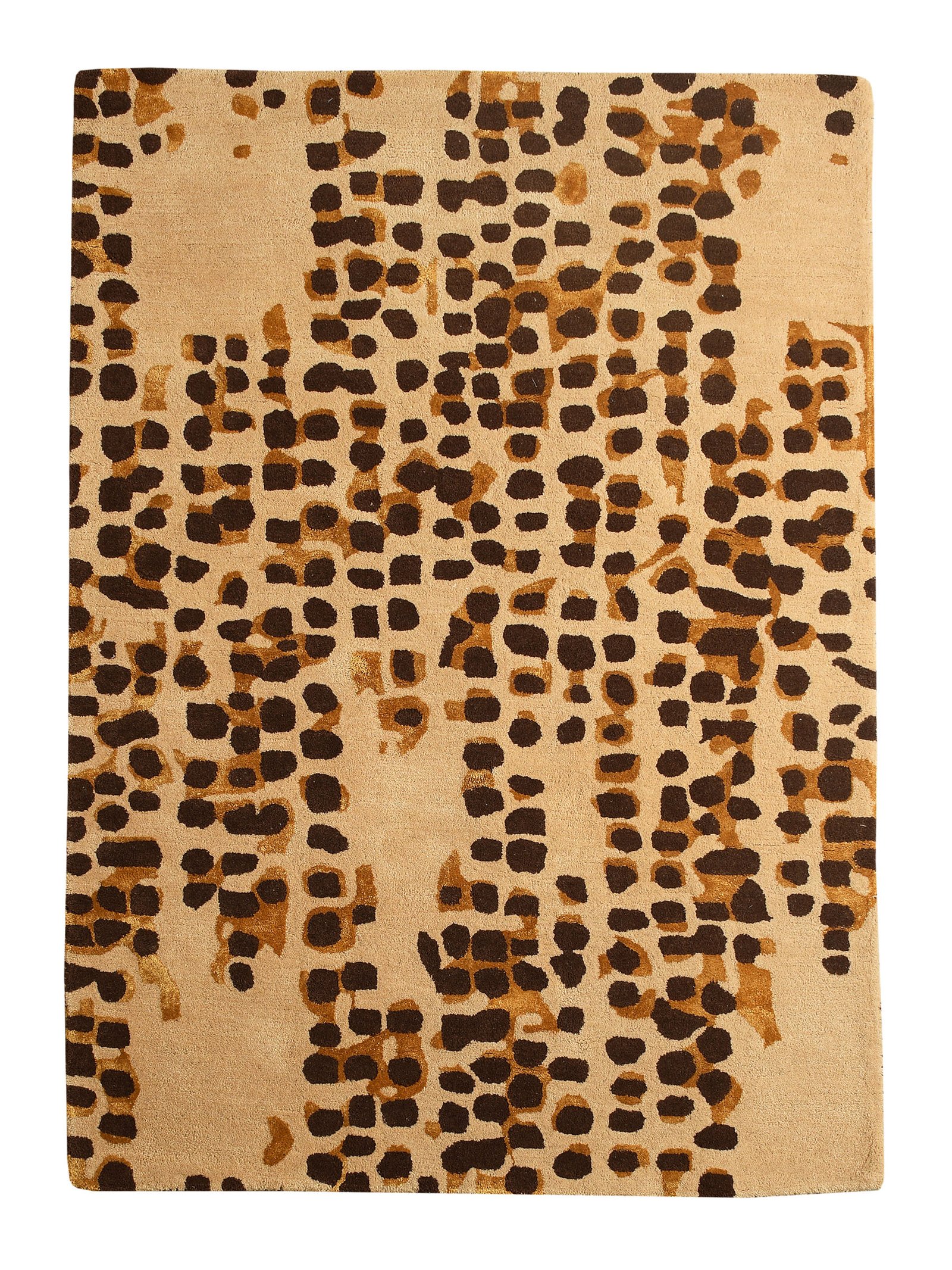 PEBBLE RUG (BEIGE AND BROWN) - Image 2