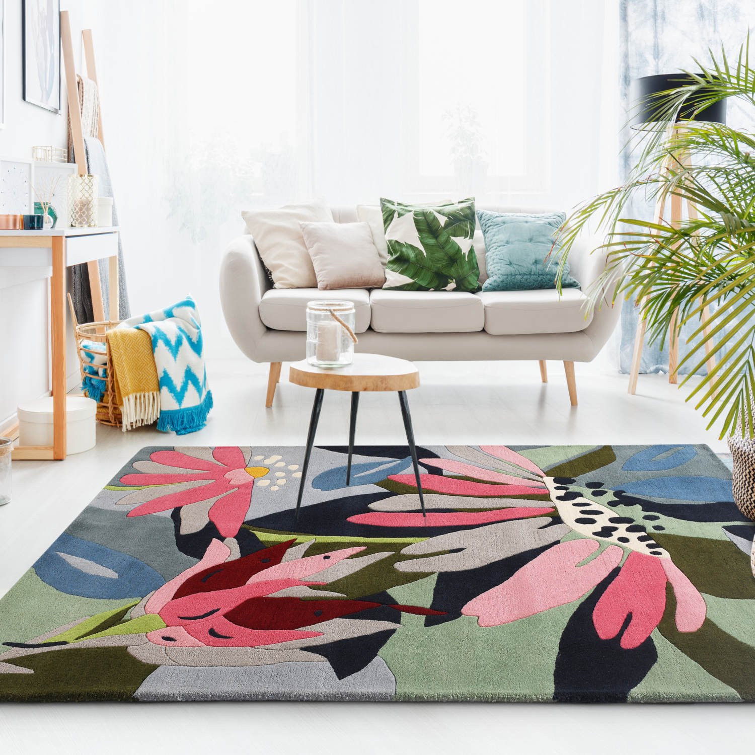 Lily viola rug