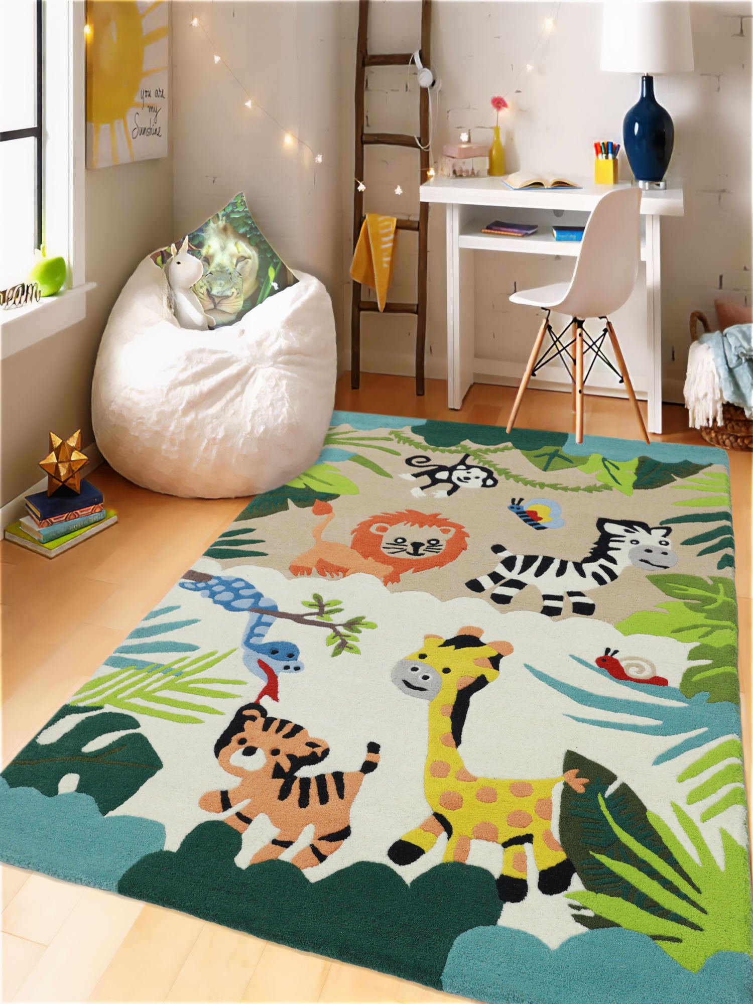 Safari fun rug