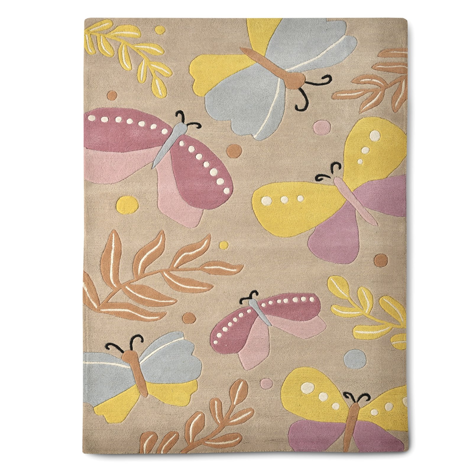 Butterfly garden rug 2