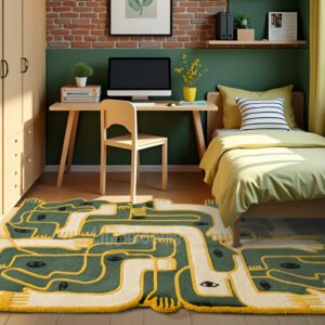Abstract Human Art Handmade Rug