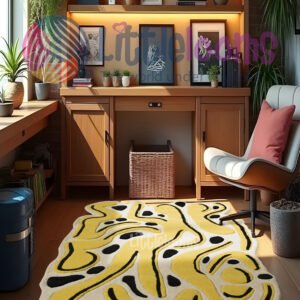 Reformer Yellow Handmade Rug