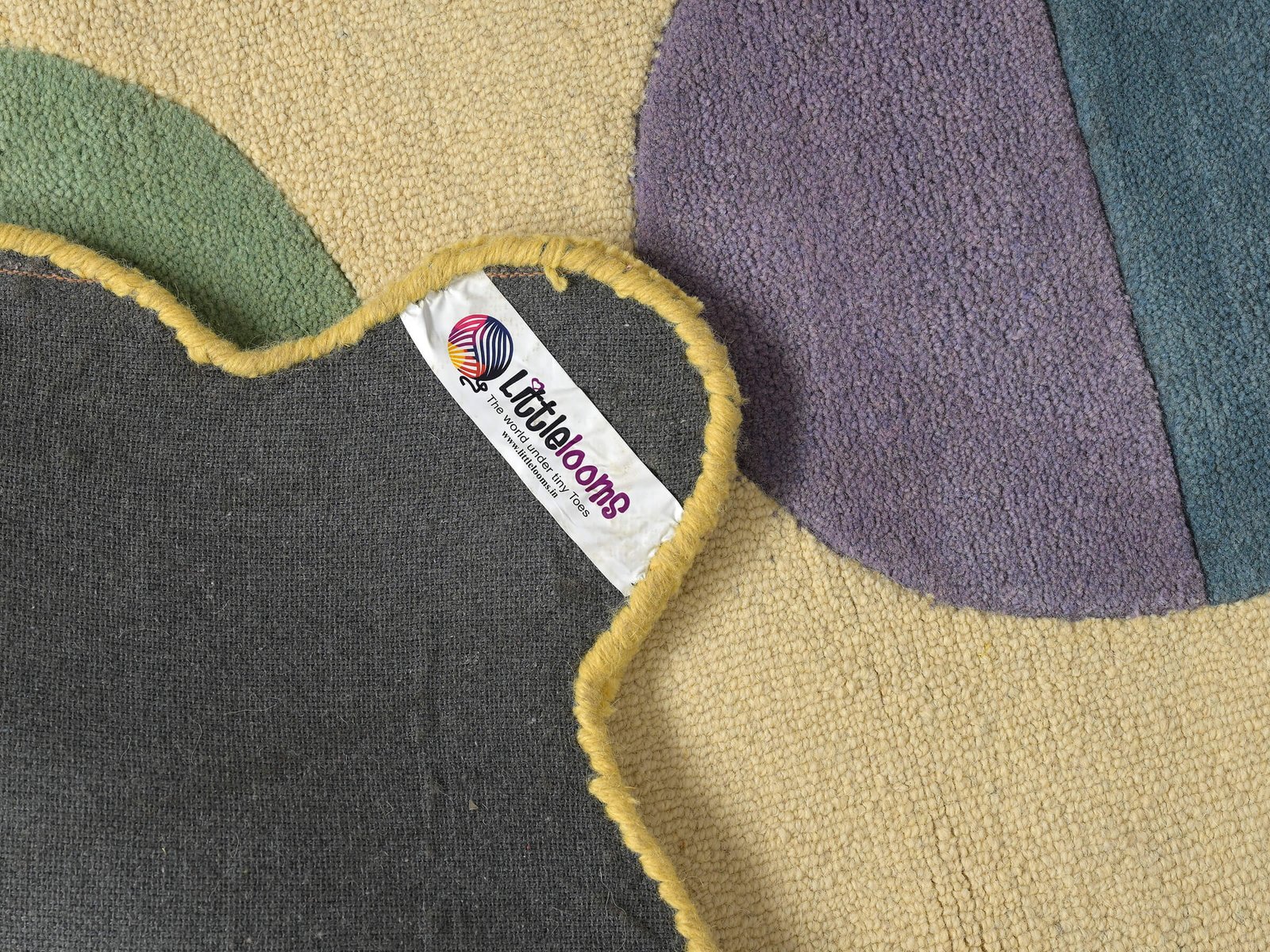 Circle Circus Yellow Nursery Rug - Image 5
