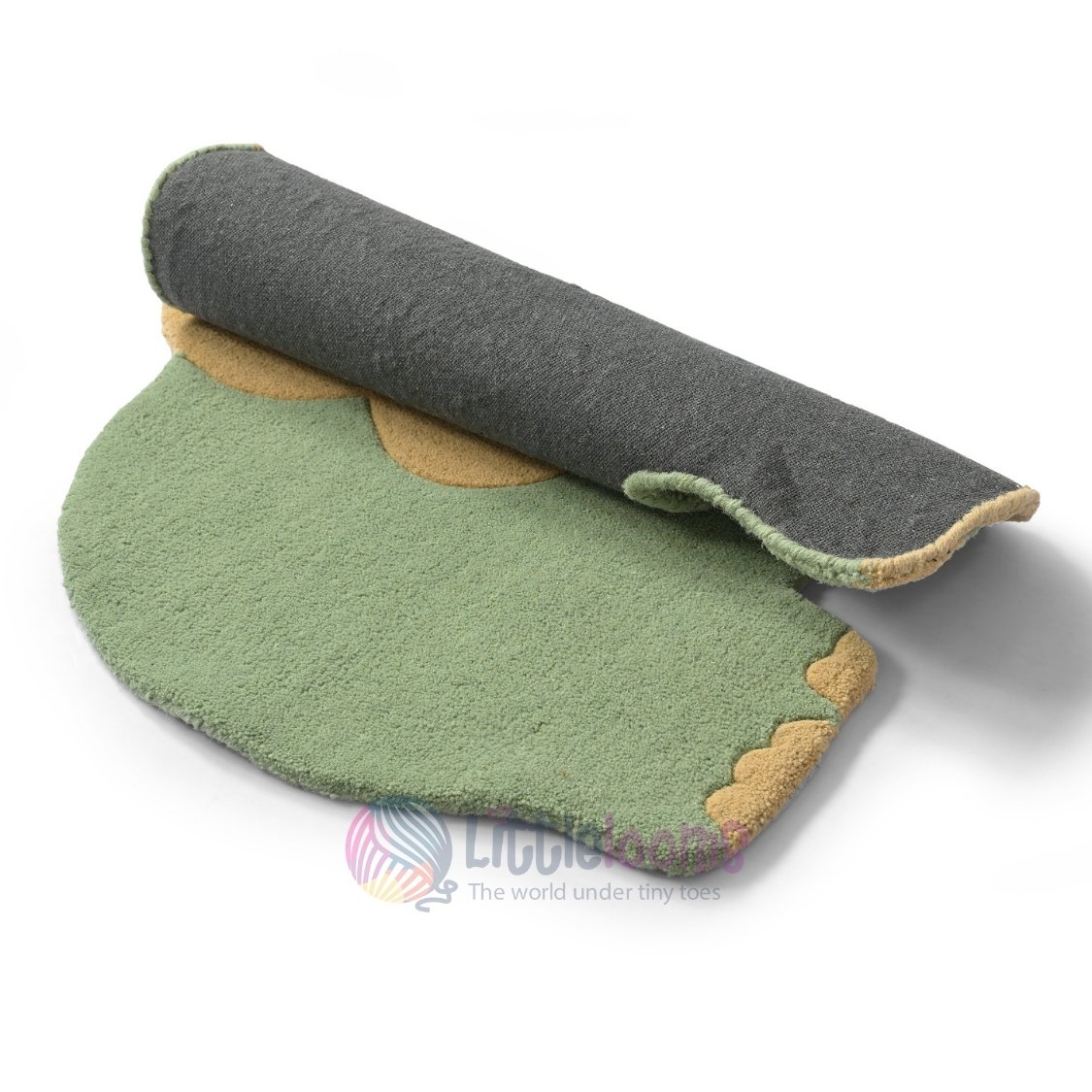 The Baby Sage Green Elephant Rug - Image 7