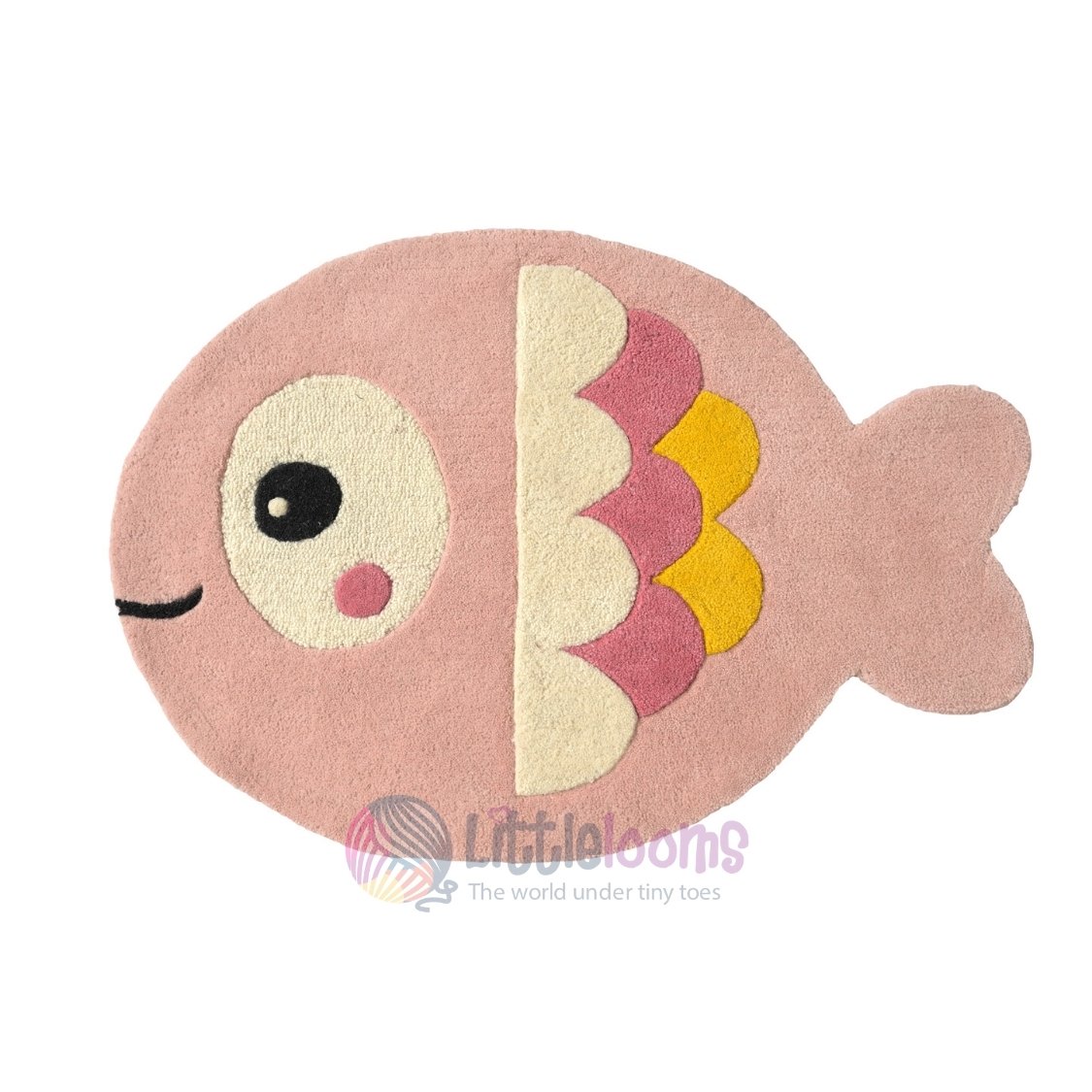 The Pastel Pink Fish Rug - Image 7