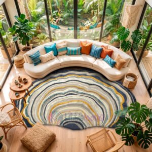 Dunes Of Mirage Handmade Area Rug