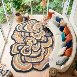 Sahara Blue Handmade Area Rug